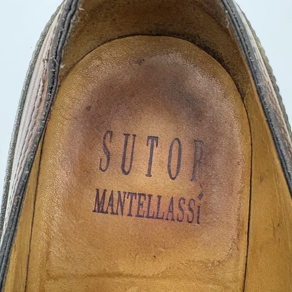 Vintage Y2K Sutor Mantellassi Norvegese Split Toe Derby Dress Shoes 10.5 44.5